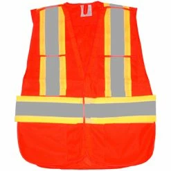 Wholesale 🧨 VEST HIGH VISIBILITY ORANGE 5PT TEARAWAY 😍