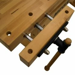 New 😍 54IN. X 21IN. WORKBENCH WITH CAST IRON VISES 👍 -Shop-Essentials sale B3786 3 49278.1578049008