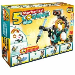 Outlet 😀 MECHANICAL CODING ROBOT BUILD N PLAY KIT ✔️ -Shop-Essentials sale B3829 5 43035.1570614692