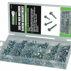 Discount 🤩 200 PC HEX WASHER SCREW ASSORTMENT 🎉