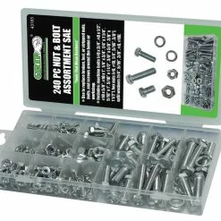 Best Pirce ⭐ 240 PC NUT AND BOLT ASSORMENT SAE 🔔
