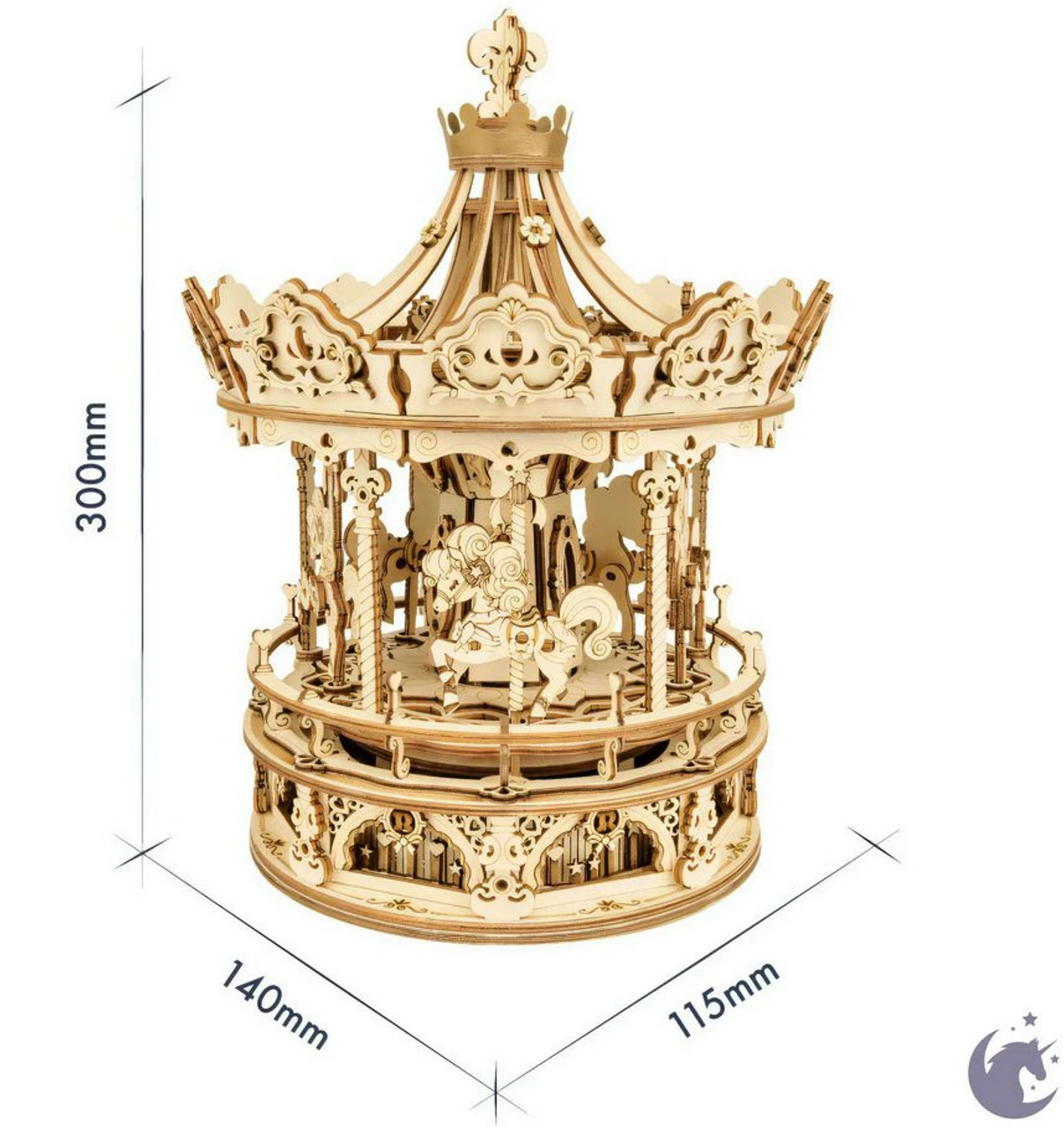 Cheap ๐ DIY WOODEN MUSIC BOX CAROUSEL โจ 4 Cheap ๐ DIY WOODEN MUSIC BOX CAROUSEL โจ - Image 2