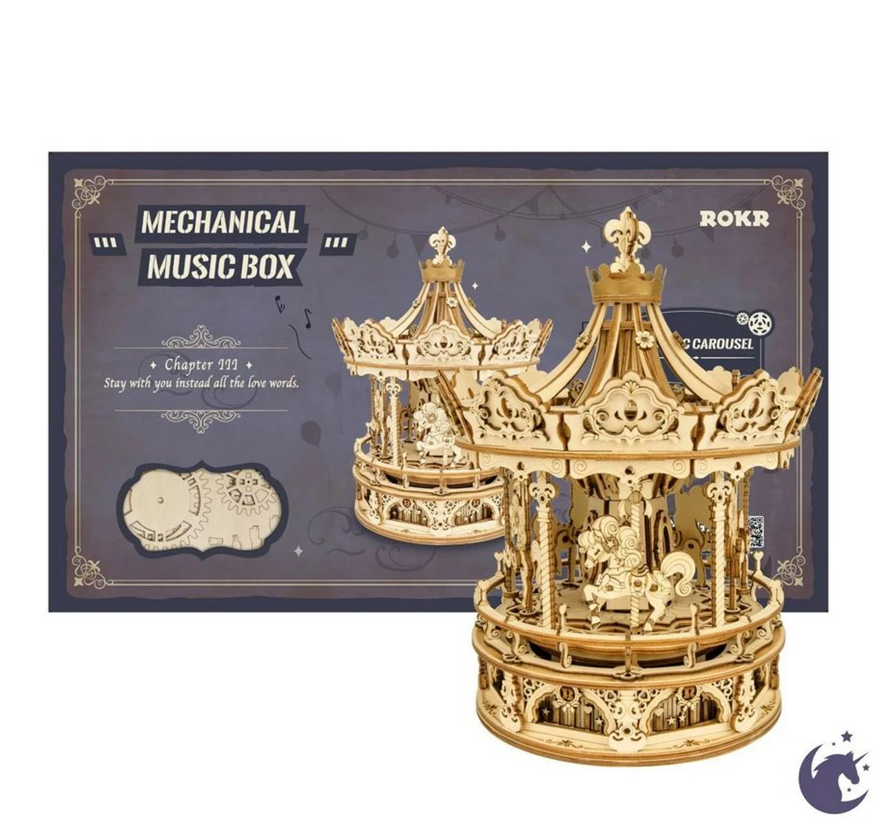 Cheap ๐ DIY WOODEN MUSIC BOX CAROUSEL โจ 3 Cheap ๐ DIY WOODEN MUSIC BOX CAROUSEL โจ