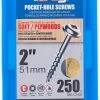 Deals 🛒 POCKET SCREWS 2IN. NO. 8 CRSE W/H 250CT KREG 🔥 -Shop-Essentials sale SMLC2250 42573.1637348377