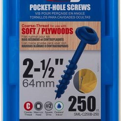 Top 10 🥰 POCKET SCREW 2 1/2IN. NO. 8 BLKT CRSE W/H250 ⌛